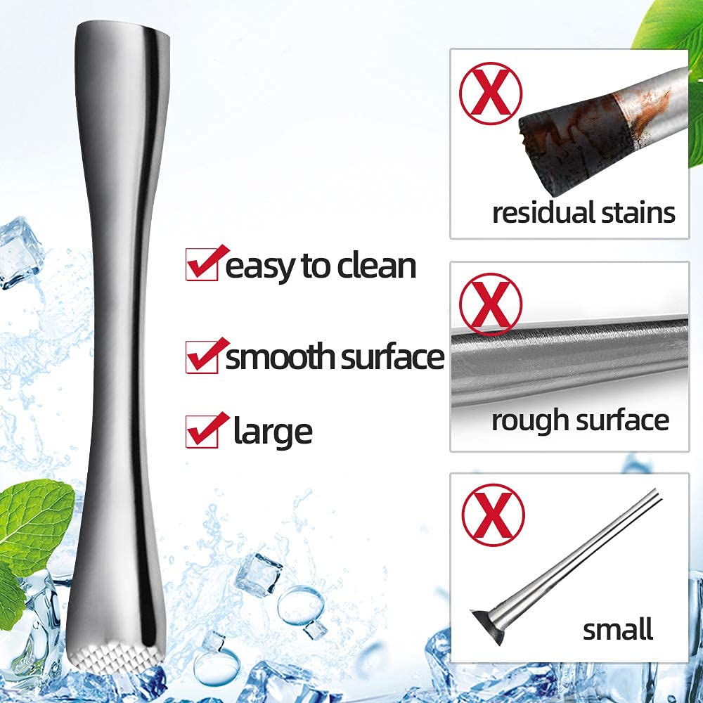 10 Inch Stainless Steel Muddler