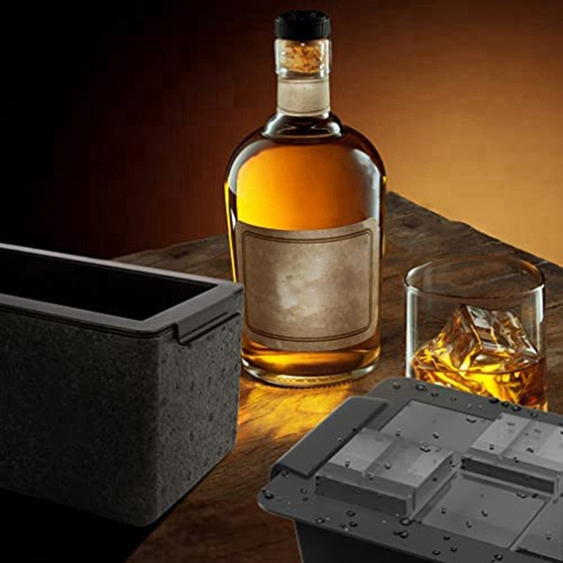 Square Crystal Clear Ice  Maker