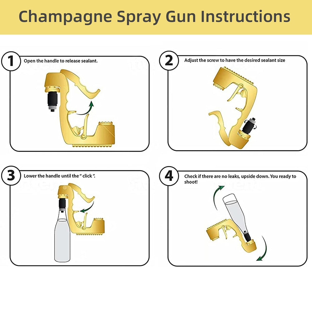 Beer Bottle Spray Gun