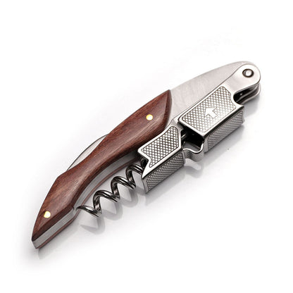 Wine Key with Ergonomic Wood Grip