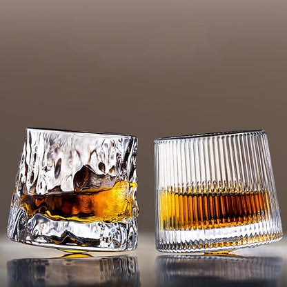 Bourbon Rotating Glass
