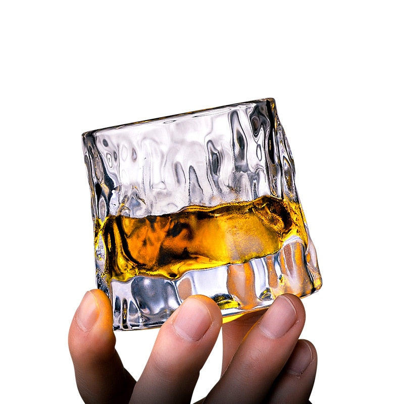 Bourbon Rotating Glass