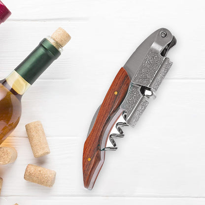 Wine Key with Ergonomic Wood Grip