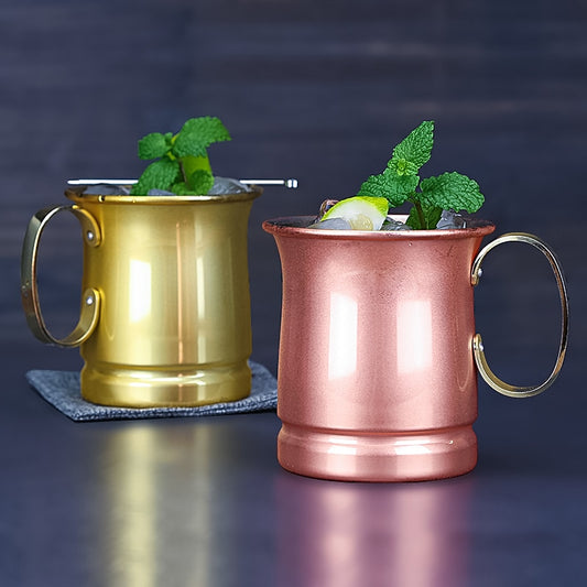 Hammered Copper Plated Moscow Mule Mugs