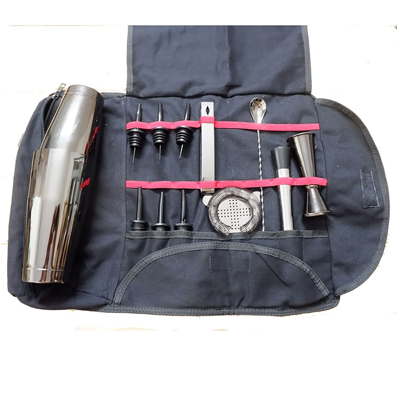 A Barware Bag Set. Fully Padded/One Size/Black. (With or Without Tools).